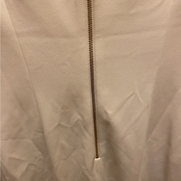 Calvin Klein Women's Off- White Dress with Ruffle Sleeves Sz 4 NWT - Picture 11 of 14